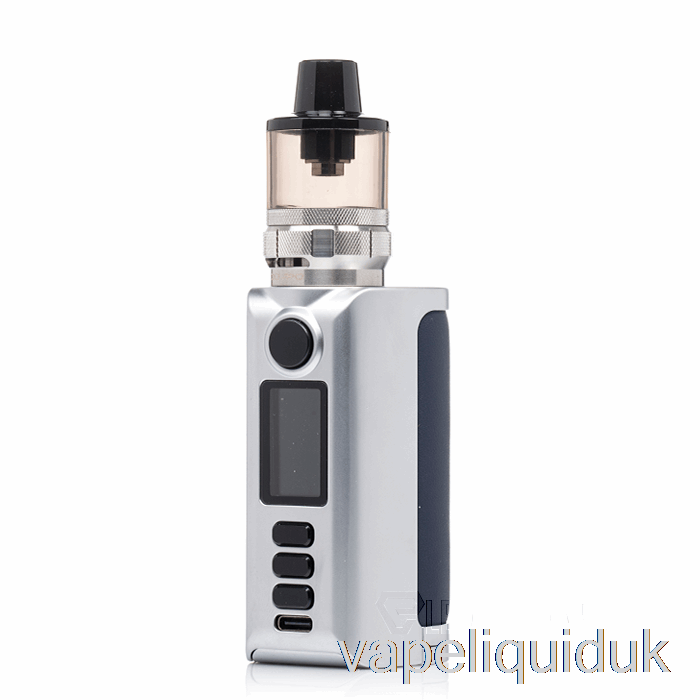 DOVPO RIVA 200W Starter Kit Silver-Blue Vape Liquid